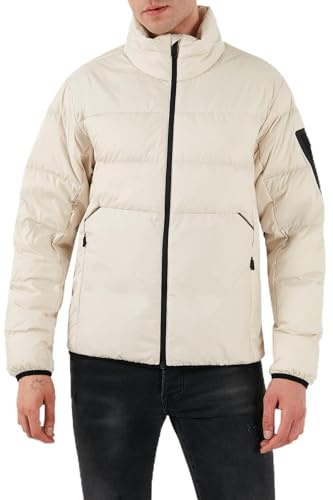 BOSS Ow_urbanex Puffer Veste d'extérieur pour homme, Blanc ouvert., XL
