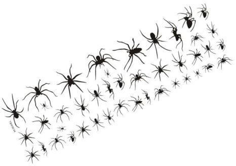 jojofuny 1stück Wasserdichter Halloween Spinnen Wandaufkleber Kreative Deko Für Fenster Und Wände Lifelike Aufkleber Für Partys Cafés Und Zuhause Gruselige Für Halloween