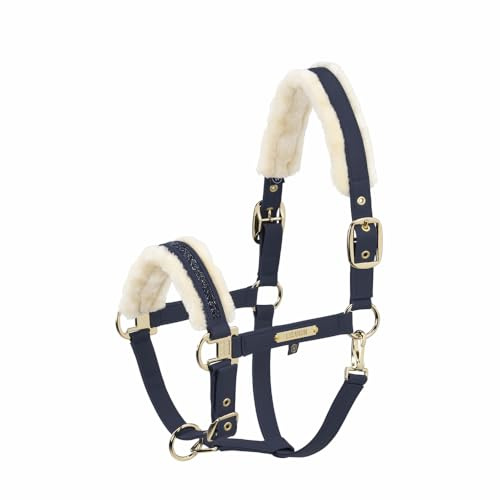 Eskadron Faux Leather Jewel FF Navy - WARMBLUT