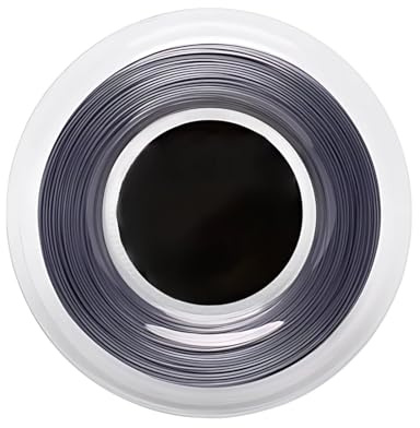 Tressify Nylon tennissträng 16 Gauge, grå, 200 meter (656 fot), hög prestanda, halkfri, förbättrar snurr och kontroll för spelare
