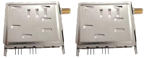 Zhdbchyuu 2X Receptor Sintonizador de Frecuencia de Bloqueo de Cabezal de Alta Frecuencia de 1,2 G TA8804F + SP5055S, Cabezal Analógico de Alta Frecuencia.