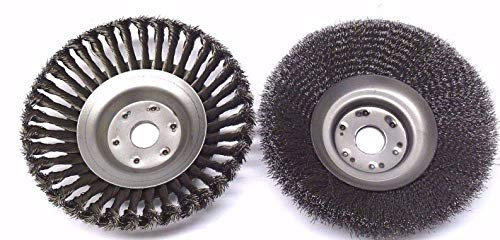 2 spazzole per erbacce professionali con decespugliatore e morbide da 25,4 x 200 mm