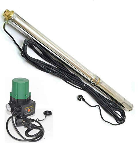 DAMBAT 3 Tiefbrunnenpumpe 2700l/h 6,1bar Sandverträglich bis 5% Pumpensteuerung PC59 Silber