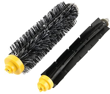 Ruilogod Plastica per la casa Spazzatrice Aspirapolvere Aspirapolvere Forniture Rullo Pennello 2 in 1