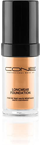 Longwear Foundation, wasserfeste Grundierung make-up, Absorbiert Talg, hochpigmentierte Formel, perfekte Farbe für jeden Hautton, 30ml (Sweet Honey)