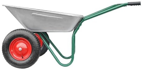 AW Tools GARTENTASCHE 100L.ZWEI RAD METALL O MISA RUNDE