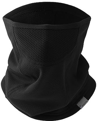 Oscenny Tour De Cou,Brillant Durable,Coupe-vent,Double Couche,Douce Peau Amicale Couche Intérieure Polaire Respirant Tour De Cou pour Ski Cyclisme Camping Jogging Moto Hiver Taille Unique