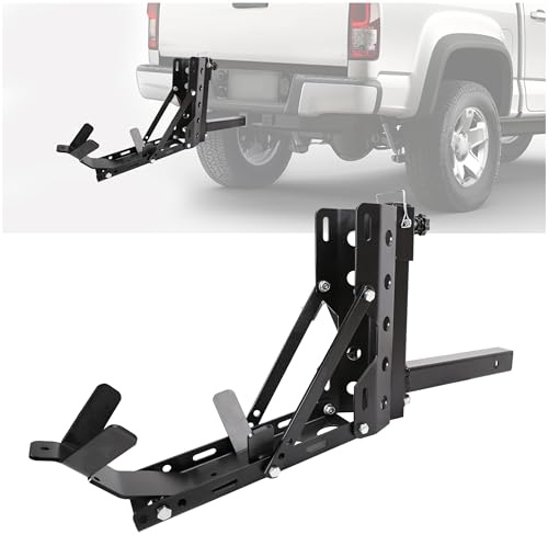 KUAFU 800LBS Motorcycle Trailer Hitch Scooter Hitch Carrier Tow Dolly Hauler Hitch 2 Tow Receiver Mount Rack