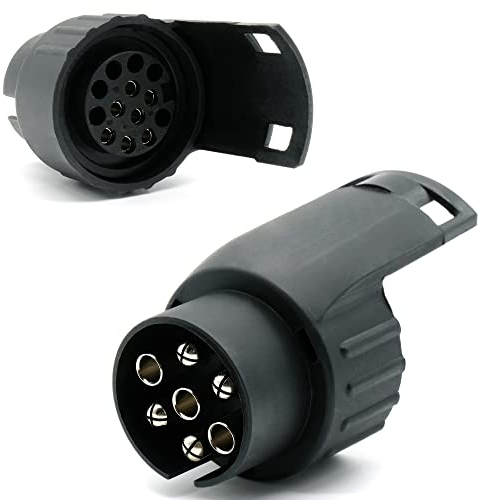 Kurzadapter 7 polig PKW auf 13 polig Anhänger 12V Adapter AHK Anhängerkupplung