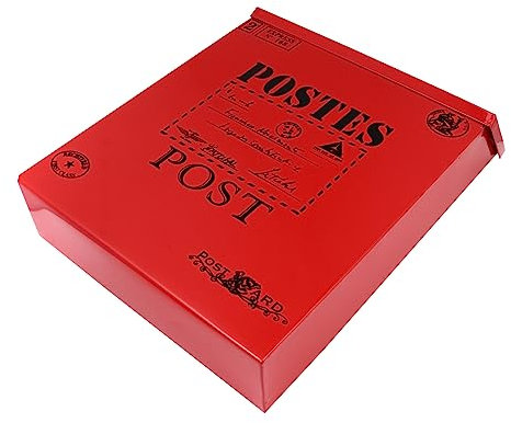 Hoement 1pezzi Cassetta Delle Lettere Foto Resistente Decorazione Per Foto Realizzata Materiali Di Facile e Comoda Da Installare Ampio Spazio Di Archiviazione Per Giornali Riviste Lettere