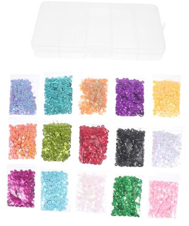 SHINEOFI Glitzernde Sequins Dekoration Für Kleidung Taschen Und Accessoires Fischschuppen-sequins Für -projekte Langlebig Und Farbenfroh Für Hochzeiten Und Tänze