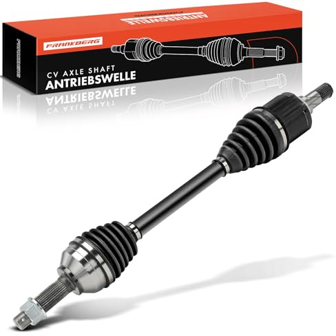 Frankberg Albero di trasmissione Albero dell'asse Cambio automatico Asse Anteriore senza ABS-Ring Sinistra Compatibile con Qashqai +2 I J10 JJ10E NJ10 X-Trail T31 Replace# 39101JD22C