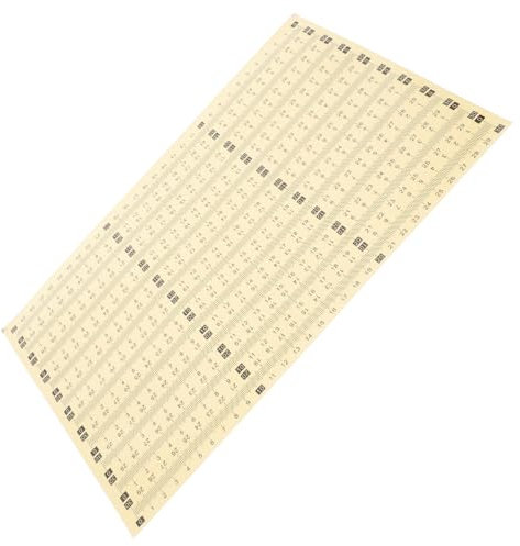 LAPYAPPE Self-adhesive Waterproof Scale Ruler Stickers 20 Pack Flexible Measuring Tape Strips Markings for Accurate Measurement