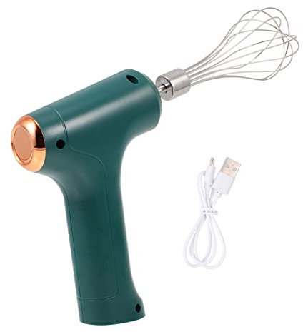 Amosfun Batidor De Huevos Eléctrico De Mano Práctico Accesorio Para Mezclar Batidora Eléctrica Multifunción Hogar Para Preparar Batidos De Leche y Mezclar Ingredientes De Huevo