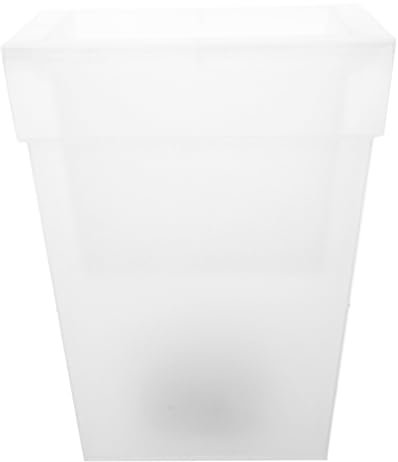 FONDOTIN Fioriera Solare Da Giardino Vaso Decorativo Lampada Solare Per Fioriera Vasi Di Plastica Per Piante