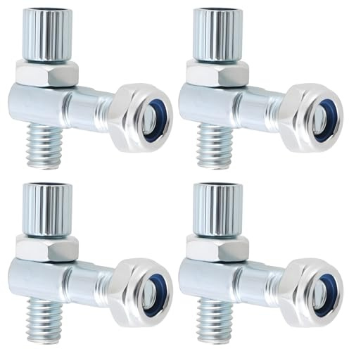LT Easiyl 4pcs M6 Bicycle Brake Weldtite Caliper Side Pull Cable Adjuster for Road Mountain Bikes