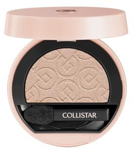 Collistar felfri kompakt ögonskugga, långvarig ögonmakeup, mjuk och flerfärdig textur, lätt att skugga, 425 champagne satin, 3 g