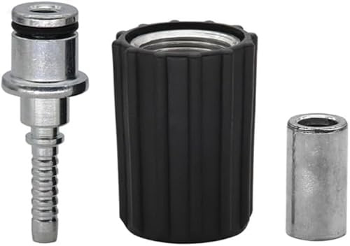 High Pressure Washer Hose Insert Fittings Car Washer Water Cleaning Hose Pipe Fitting Quick Fixing TwistConnector Pressure Washer Parts and Accessories