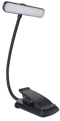 Lámpara de clip – Luz de lectura con clip | Lámpara de lectura de libros | Lámparas flexibles de protección ocular USB | Clips ajustables Luz de libro | Luces nocturnas cambiables de color para
