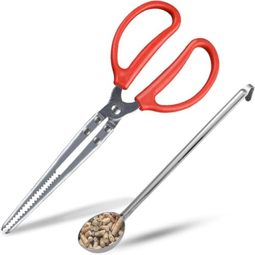 Pala per cenere resistente per camini con gancio antiscivolo e per appenderla, adatta per piccoli oggetti in casa, sistemi di riscaldamento, camini, set di attrezzi con paletta per ceneri