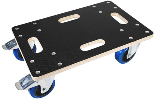 Trucky Rollbrett 33 x 50 cm Transportroller 500 kg Möbelroller mit 4 Rollen Rollwagen Transportwagen für Möbel Transport