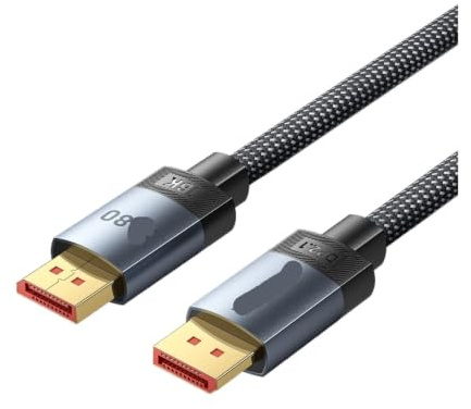 Câble Audio Vidéo 16K60Hz, Compatible For Vention, Compatible For Xiaomi, TV Box PC Moniteur Jeu Vidéo DP 8K240Hz Câble Port D'affichage(3m)