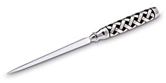 Brieföffner Keltisch L 16,5cm D 1,2cm versilbert