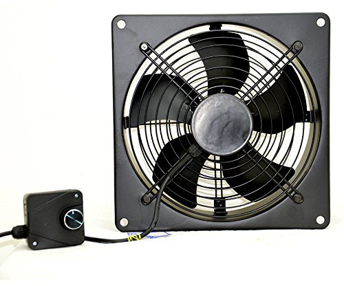 Powerstar Electricals LTD Metal Industrial Ventilation Extractor Axial Exhaust Commercial Air Blower Fan (18 Inches With Speed Controller)