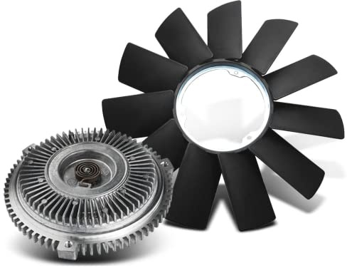 Frankberg 1x Kühlerventilator Lüfterrad + 1x Viscokupplung Kupplung | 11521712058; Kompatibel mit 3er E46, 3er Cabriolet E46, 3er Coupe E46, 3er Touring E36, 5er Touring E39, 7er E38