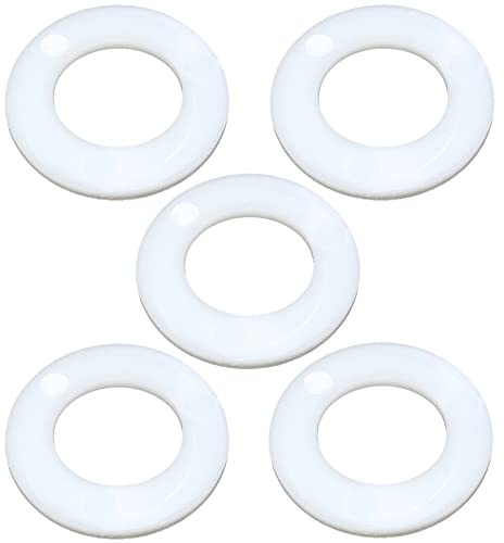 AERZETIX - C48740 - Set di 5 rondelle piatte in poliammide/PA/nylon M20 Ø esterno 37mm spessore 3mm - DIN 125