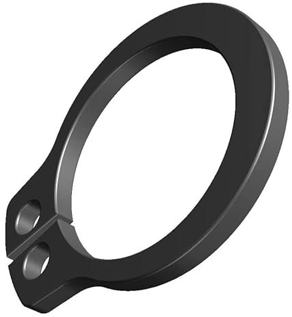 7 mm Seegerring, externe Sicherungsring C-Clips, Hochbelastbare Sicherungsringe, Sprengring aus Kohlenstoffstahl mit schwarzer Phosphatierung, DIN471 Cliphalterung mit Grifflöchern (pack of 10)