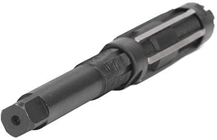 Alesatore Manuale a 6 Scanalature Alesatore Manuale Regolabile in Metallo 9SiCr Alesatore a Forare con Gambo Dritto 26‑29,5 Mm