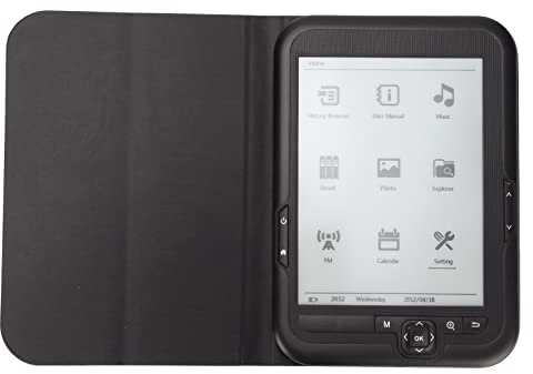 VBESTLIFE E Reader, BK6006 Electronic Book Readers, 6Inch Ink Screen, Multi Function Navigation Keys, Support TXT, DOC, PDF, FB2, HTML, PDB, EPUB, MOBI, RTF, Etc. (16GB)