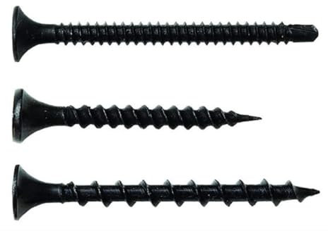 VIDASCOM 3,5x25 bis 3,5x50 Rigipsschraube Trockenbauschraube Schnellbauschraube Bohrspitze/Feingewinde/Grobgewinde (500, 3,5x45 Grobgewinde)