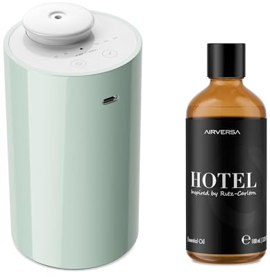 AN6 Green Lily Waterless Diffuser + 100mL Hotel-RZC Scent Oil