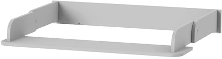 Veres klappbarer Wickelaufsatz/Wieckelblock für die Kommode, Breite 90cm (Grau)