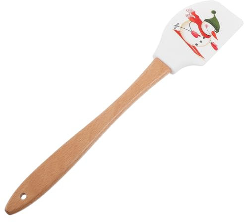 Alipis Christmas Butter Scraper Silicone Spreader for Baking Adorable Cake Spatula for Baking Supply Needs Random Style