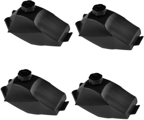 MAGICLULU 4 Pièces Bouteille de rangement d'huile du réservoir d'huile réservoir d'essence 2 temps mini réservoir d'essence pour mini vélo Mini réservoir de à vélo Plastique Noir