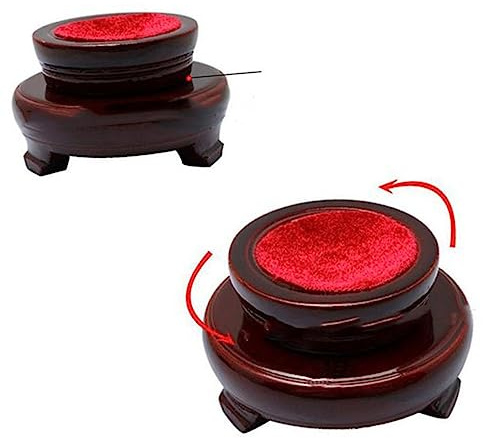 Mipcase Palla con Base in Massello Trasparente per Fotografia Meditazione e Decorazione Feng Shui e Ufficio