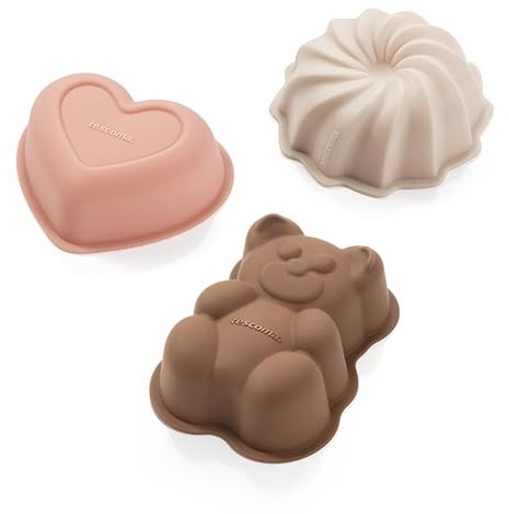 Tescoma 631660 Stampi in silicone, set 6 pezzi assortiti, linea Delìcia