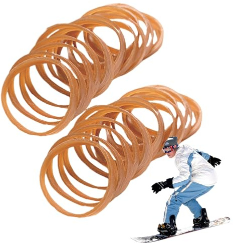 Snowboard bromsband | gummiringar bromshållare band – band för skidbindning, skidutrustning elastisk rem, utomhussportutrustning
