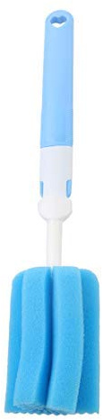 Bottle Cleaning Brush For Cups Cup Tea Glass Porcelain Milk And Coffee Stains Bottle Cleaner Scouring Brush Blue