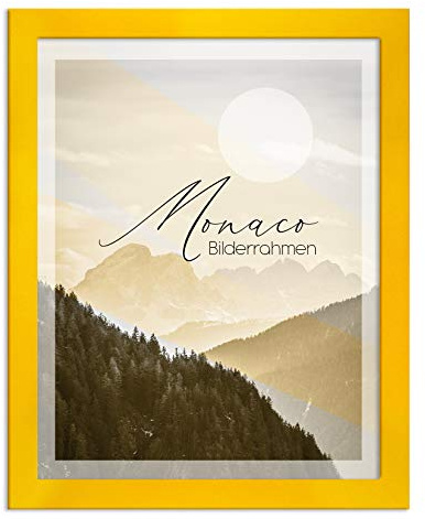 BIRAPA Monaco Bilderrahmen 70x100 cm Gelb - Bilderrahmen, Posterrahmen, Wechselrahmen, Bilderrahmen Modern