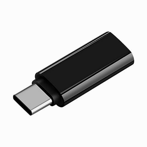 Adaptateur de casque USB C vers prise jack 3,5 mm, adaptateur auxiliaire vers USB C, adaptateur audio de type C, adaptateur pour écouteurs, dongle compatible noir, 1 pièce