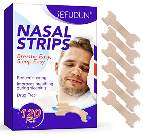 Nasenpflaster Schnarchen,120pcs Nosestrips, Nasenstrips Anti -Schnarchen -Schlaflösung, stoppen Sie Schnarchen auf, um Allergie, Nasennebenhöhlen, Husten Leicht zu schnarchen
