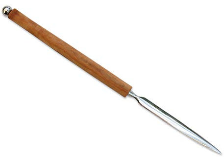 wunderschöner Brieföffner mit Griff aus Olivenholz, ca. 26 cm (Brieföffner LUXURY)
