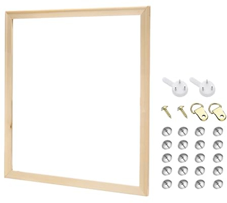 PATIKIL 16x16 inch Canvas Stretcher Bars, DIY Removable Wooden Canvas Frames Kit for Oil Paintings Poster Picture Photo, Arts Accessory, Paint by Numbers