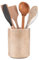 Support à ustensiles en marbre Radicaln 6,5 pouces Support à ustensiles de cuisine fait main Verona - Support à spatule pour ensemble d'ustensiles de cuisine, organisateur de comptoir d'ustensiles