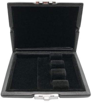 Fagott Reeds Case, PU Leather Portable Fagoon Reed Wooden Box Holds 3 Reeds for Fagott Musical Instrument Accessories