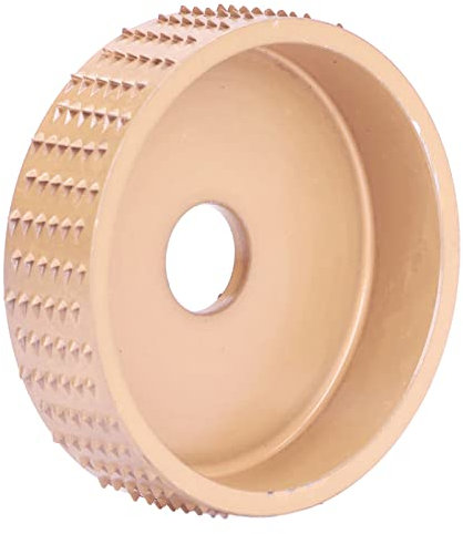 Tbest Dischi taglio, Disco intaglio per legno Acciaio al tungsteno Sha Dischi per lavorazione del legno Supporto smerigliatrice angolare 75 mm Argento (#12)